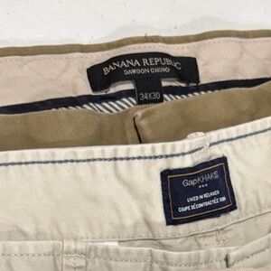 Men's Classic Chino Pants - Beige and Tan